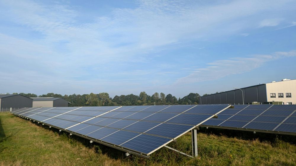 Ground mounted solar panels